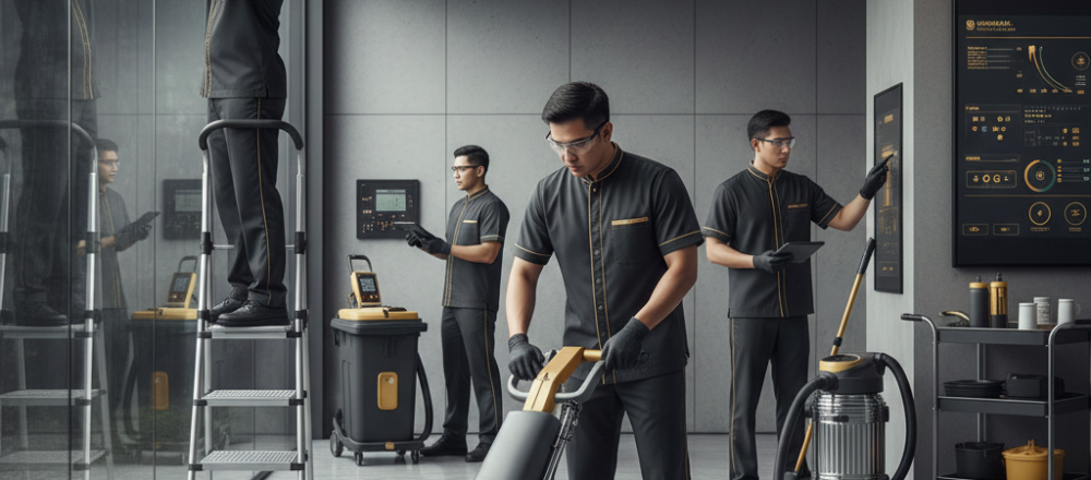 خدمات التنظيف والتشغيل